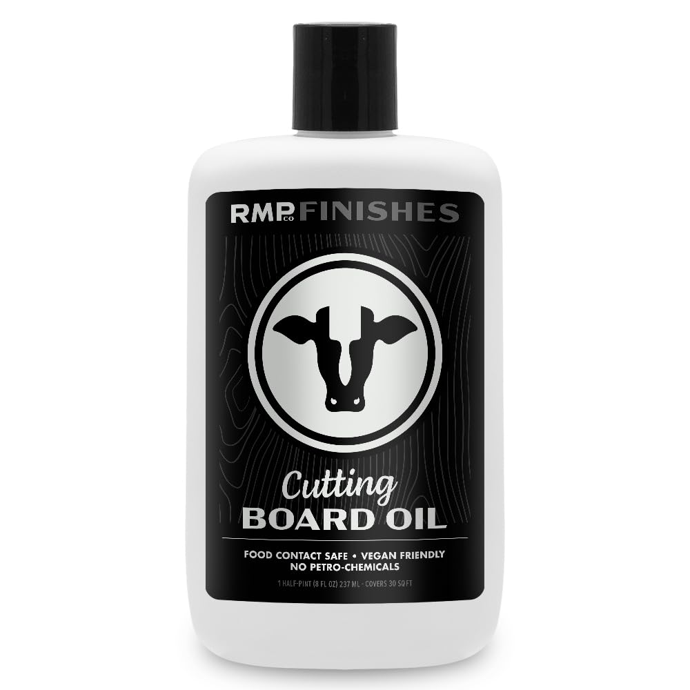 RMP Finishes Cutting Board Oil for Wood Butcher Block, Charcuterie, Food Grade Finish, 8oz