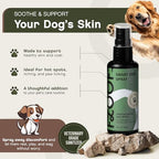 Hypochlorous Acid Spray for Dogs - Hot Spot Treatment & Allergy Relief - Dog Skin Anti Itching & Paw Licking Remedy - Wound Cleanser Spray (2.2 FL OZ) (Pack of 1)