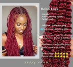 Burgundy Deep Wave Human Braiding Hair for Boho Braids 2 Bundles Total 100g 16 Inch Deep Wave Bulk Human Hair for Braiding No Weft Brazilian Virgin Curly Human Hair Extensions