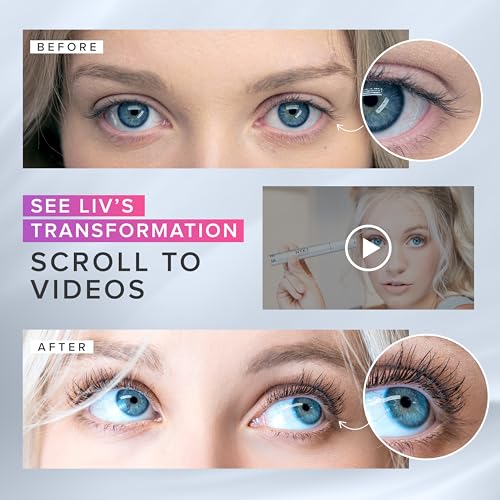 NYK1 CONCENTRATED Lash Serum For Eyelash Growth (3ml) LashForce Eyelash Serum To Grow Lashes Longer And Thicker Eyelash Growth Serum - Lash Growth Serum For Enhanced Eye Lash Serum Growth