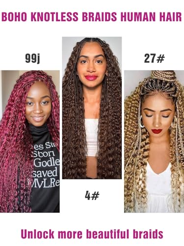 Chocolate Brown Human Braiding Hair Deep Wave Bulk Human Hair for Braiding, 4# Color No Weft Curly Braiding Hair Extensions for Boho Braids Wet and Wavy Braiding Human Hair Bundles(16inch,#4,100g)
