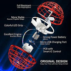 2025 Flying Orb Ball Toy,Cosmic Globe Boomerang Hover Ball Galactic Fidget Spinner, Hand Drone Orbit, Cool Toys Gift for 6 7 8 9 10+ Year Old Boys Girls Teens Outdoor Toys(Red)