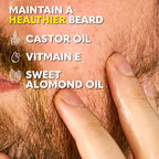 Beard Club Premium Cedar Beard Oil for Men - Natural Castor & Almond Oils - Beard & Mustache Conditioner - Hydrates, Moisturizes, Softens & Soothes Skin - Strengthens Follicles (2PK)