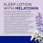 Dr Teal's Sleep Body Lotion, 24-Hour Moisture, with Melatonin, Lavender & Chamomile Essential Oils, 8 fl oz (Pack of 3)