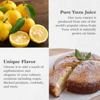Shirakiku Pure Yuzu Extract - Sweet & Tangy Japanese Citrus Juice for Baking, Drinks & Food Flavoring - 60.8 FL Oz