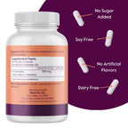 BESTVITE L-Carnosine 500mg per Capsule (120 Capsules) No Fillers - No Stearates - Non GMO - Gluten Free