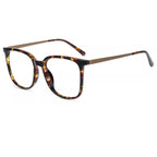 Firmoo Oversized Blue Light Blocking Glasses for Women/Men, Tortoise Shell Large Square Frame Computer Glasses for Screens