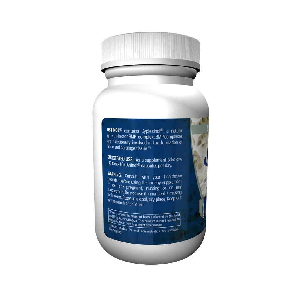 Ostinol Standard 150mg - Bone & Joint Supplement | Stem Cell Activation Certified | Bio Active Protein Complex for Mild Bone Loss & Mild Joint Dysfunction - 30 Capsules