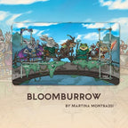 Bloomburrow (Stitched) - MTG Playmat by Martina Montrassi - Compatible with Magic The Gathering Playmat - Play MTG, YuGiOh, TCG - Original Play Mat Art Designs & Accessories