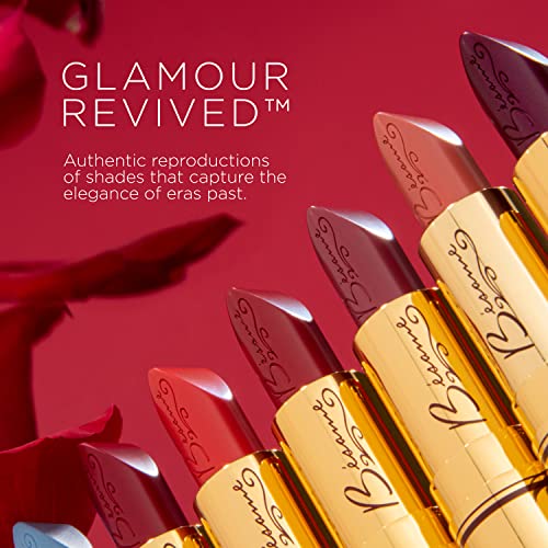 BESAME Fairest Red Lipstick 1937 Movie Princess-Replica Vintage Shade, Subdued Cool, Rich Apple Red Long-Lasting Lip Color, With Moisturizing Vitamin E, Satin Finish, Blot for Lip Stain