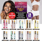 Esha Body & Hair Perfume Mist - Eau de Parfum for Women - Infused with Betaine - Cherry, Berry, and Ocean Surrounded in Musky Vanilla - (LADY IN RED)