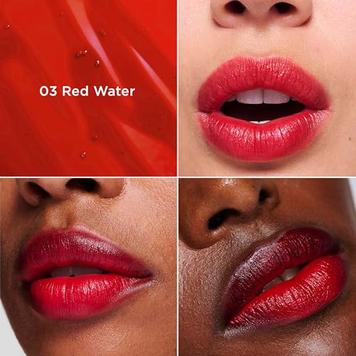 Clarins NEW Water Lip Stain | Long Lasting, Transfer-Proof, Lightweight and Kiss Proof | Buildable Matte Finish | Contains Hyaluronic Acid | 0.2 Fluid Ounces