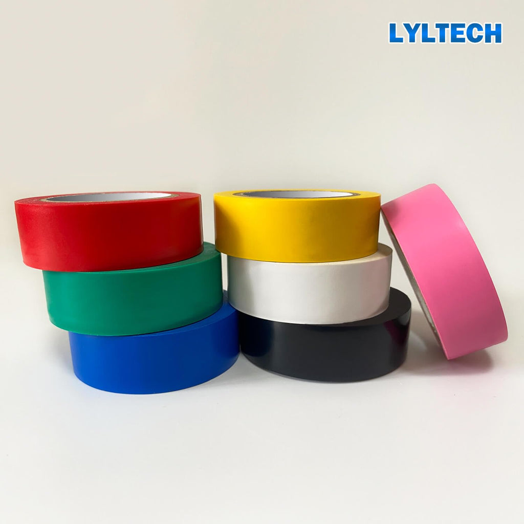 LYLTECH Electrical Tape, Multi Colored, 7 Rolls, 3/4in x 30ft