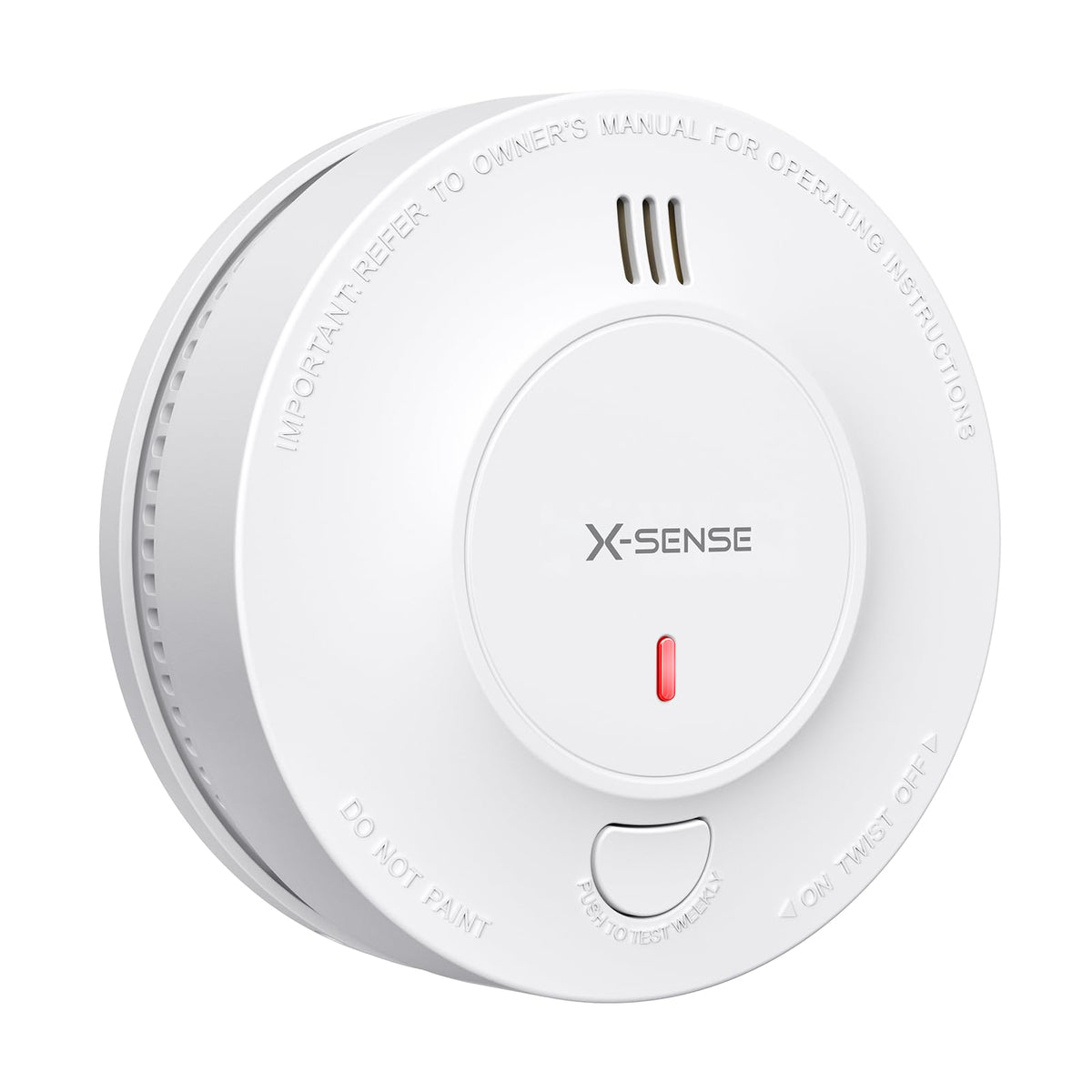 X-Sense Smoke Detector, 10-Year Battery, UL 217 Certified, SD2J0AX, 1-Pack