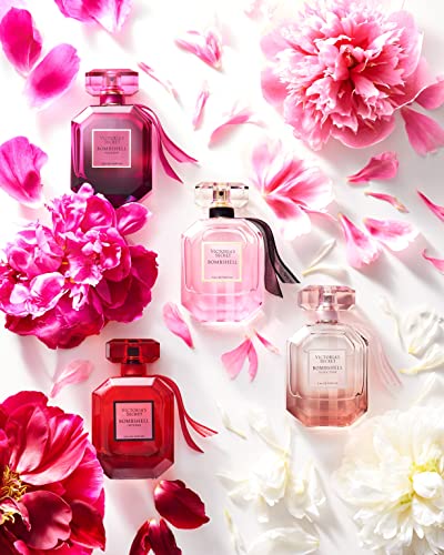 Victoria's Secret Bombshell 3 Piece Luxe Fragrance Gift Set: 1.7 oz. Eau de Parfum, Travel Lotion & Shimmer Mist