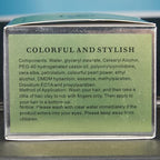 Green Puprle Red Gray Temporary Hair Color,Natural Hair Color Wax,Hair Wax Color Spray 4.23 Ounces,Hair Wax Dye for Christmas Parties,Role Playing and Halloween. (Green Puprle Red Gray)