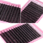 Geeneiya Full Lash Extension Kit 10-18MM Volume Eyelash Extension Kit D Curl Cluster Lashes Individual Eyelashes Kit with Waterproof Lash Bond and Seal, Lash Tweezers (10-18MM, 280Pcs, 70P)