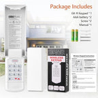 for Overhead Garage Door Opener Keypad, Compatible with All Overhead/Genie Garage Door Openers, Work with Model GK-R 37225R 37332R OKP-BX GK-BX GWKP, GWK-IC, ACSDG, ACSDA1, ACSD1G, B8QACSDA