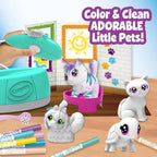 Crayola Scribble Scrubbie Pets Spray Boutique, Airbrush Art Set for Kids, DIY Crafts for Toddlers, Kids Toys, Gifts for Girls & Boys, Ages 3+