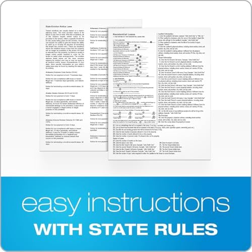 Adams Residential Lease, Forms and Instructions [Print and Downloadable] (LF310)