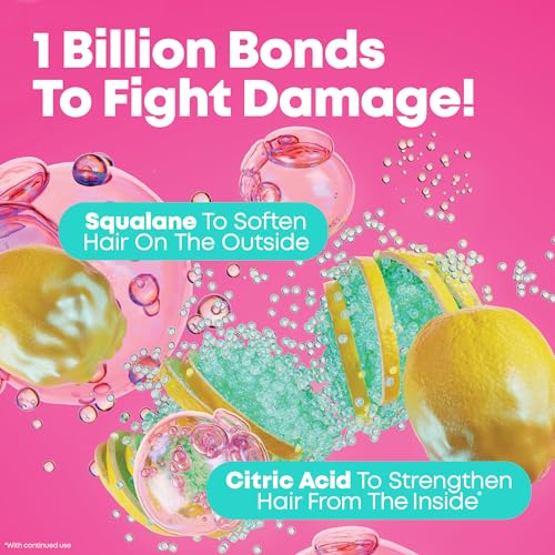 MATRIX Instacure Build-A-Bond Mighty Bonds Shampoo - Repairs Very Damaged Hair, Strengthens & Softens With Citric Acid & Squalane, Vegan, Sulfate-Free, Paraben-Free