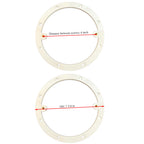 GOETAS WG1048B 7 7/8" Drain Ring & Main Drain Securing Frame & SP1048D Gasket Compatible with Hyawar Out Suction Outlet Drain Ring & Gasket (Securing Frame: 1pcs & Gaskets: 2pcs)