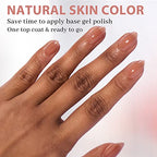 BTArtbox Almond Nail Tips Short - Soft Gel Press on Nails Short Natural XCOATTIPS with Tip Primer Cover, Stronger Adhesion Soak Off Almond Fake Nails for Easy DIY Nail Art