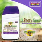 Bonide Garden Rich Root & Grow Root Stimulator & Plant Starter, 16 oz Concentrate 4-10-3 Fertilizer for Transplanting