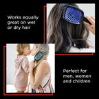 FHI HEAT Unbrush Wet & Dry Vented Detangling Hair Brush, Lavender/Grey