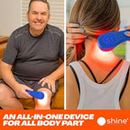 Red Light Therapy for Body - Clinical Grade Red Light Therapy Plus Infrared Light Therapy - LED Light Dual Wavelength 660/850nm. Joint and Muscle Infrared Red Light Therapy Device High Power by SHINE