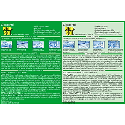 CloroxPro Pine-Sol Multi-Surface Cleaner, Original Pine, 144 Fluid Ounces (Package May Vary)