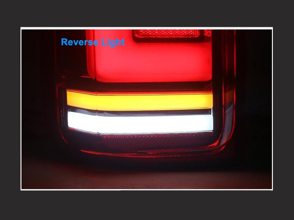 OQHAIR Dynamic Tail Light Assembly 1 Pair Car Rear Taillight Tail Lamp Dynamic Turning Running Brake Pickup Rear Taillamps LED Taillights For VW For Amarok 2010-2021
