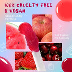 Lip Tint Stain, Long Lasting Korean Lip Stain Set, Non-sticky Waterproof Lightweight Lip and Cheek Tint, Moisturizing High Pigment Water Tint, Matte Finish Lip Tint