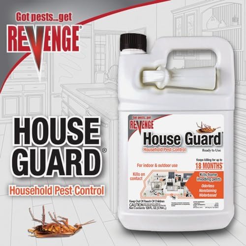 REVENGE House Guard Household Pest Control, 128 oz Ready-to-Use Spray, Long Lasting Protection for Indoors and Outdoors