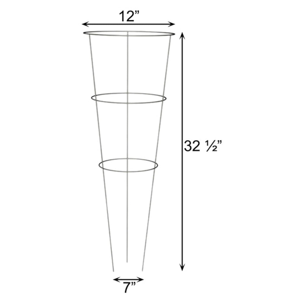 BestNest Panacea 89723 Round Tomato & Pepper Towers, Galvanized, Pack of 20