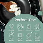 MD. Life Beef Tallow for Cooking - Food Grade Grass Fed Beef Tallow for Cooking Oil Replacement - 16 Onces - Pasture Raised Keto Friendly Beef Tallow- Used to Make Candles & Soap