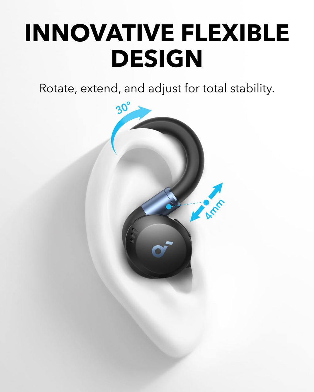 Soundcore Sport X20 by Anker Noise-Cancelling Sports Earbuds (Black)