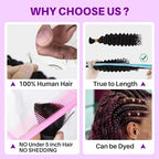 Human Braiding Hair for Boho Braids, Deep Wave Bulk Boho Braids Human Hair for Boho Knotless Braids Curly Bohemian Water Wave Braiding 70g 20 Inch Auburn Ginger (2 No Weft Bundles/Pack)
