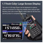 BaoFeng UV18 Pro Max GPS Air Band Walkie Talkie NOAA Type-C Long Range Ham Radio