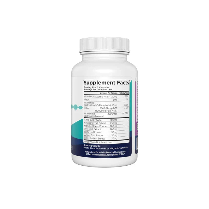 Zenotone Tinnitus Relief Supplement - Auditory & Ear Health Support - Promotes Clear Sound - Aids in Reducing Ringing - Juniper & Hawthorn Berry, Garlic, Hibiscus, Vitamin C B-3, 6 & 12 (60 Capsules)