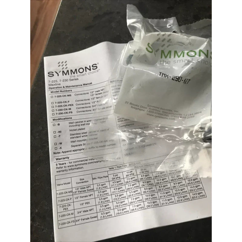 SYMMONS 7-225-CK-MS MAXLINE HIGH FLOW VALVE