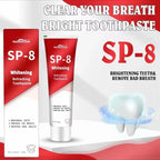 NASHUDA SP-8 Probiotic WhiteningToothpaste removes stains,Balances oral microbes, prevents cavitiesand freshens breath - Specification: 2PCS