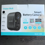 Vision Well Smart Battery Camera CG6S-Black NIB