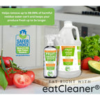Eat Cleaner Fruit and Vegetable Wash Spray and Produce Cleaner, Extends Shelf Life, More Effective than Water, All Natural (12 oz)
