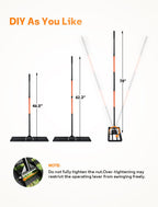 Lawn Leveling Rake 30" x 10", Heavy Duty Lawn Leveler with 78" Handle