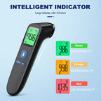 No-Touch Thermometer for Adults, Kids, Babies, 1-Sec Fast Accurate (Black)