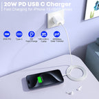 Fast Charger for iPhone 17/16/15 Charger,10FT Extra Long Fast Charging 3Pack Block USB-C to USB C Fast Charging Cable Cord for iPhone Air/17 Pro Max/iPhone 16 Pro/16 Plus/15 Pro Max,iPad Pro/Air/Mini