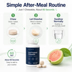 Sulcara Oral Probiotic Chewables, Guava Xylitol Flavor Oral Care for Fresh Breath and Daily Mouth Routine, Non-GMO, Gluten-Free, 60 Servings