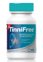 TinniFree Ear & Hearing Support Supplement | 23 Premium Ingredients | Ginkgo Biloba, CoQ10, Magnesium & B12 | Supports Ear Wellness | 60 Capsules