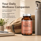 Augmented NAC Supplement, NAC Capsules for Daily Antioxidant Support, Glutathione Wellness, Cellular Health, Daily Wellness Formula for Adults, 90 Count